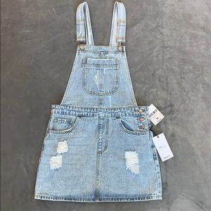 Overall Denim Dress